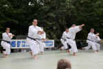 Démonstration de karaté France Shotokan au jardin du Luxembourg, à Paris, le 13 juin 2010.